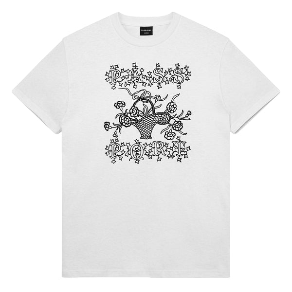 Pass~Port Edible Flowers Tee, White