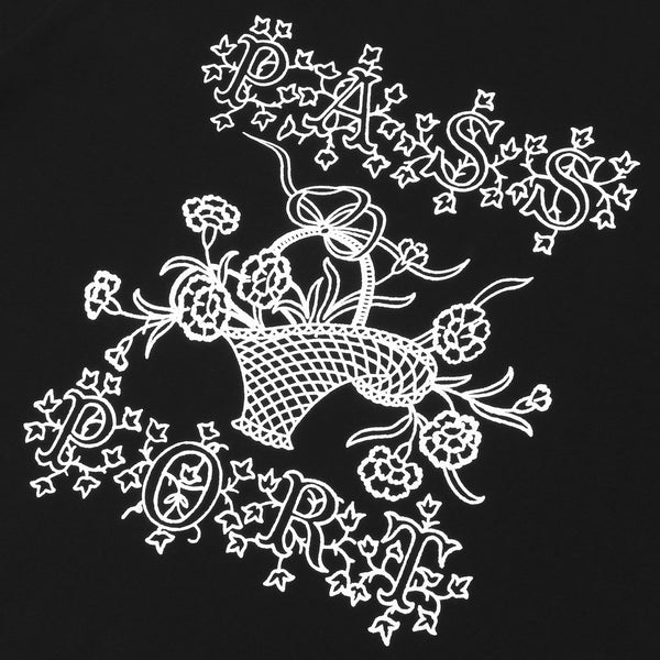 Pass~Port Edible Flowers Tee, Black