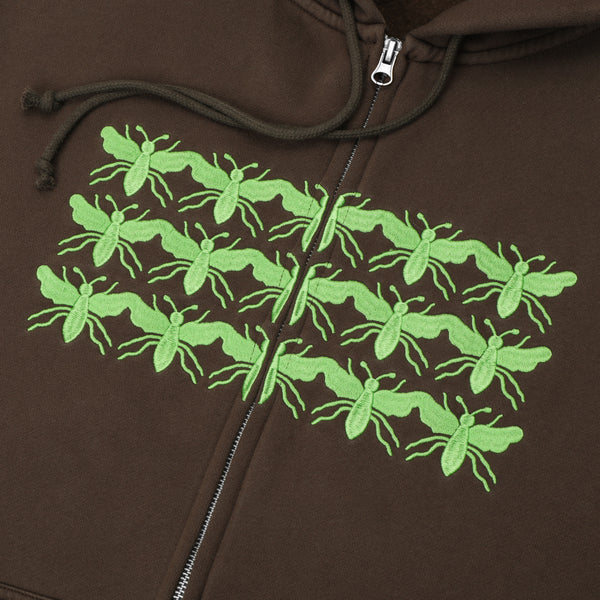 Pass~Port Scissorcraft Zip-Thru Pullover Hood, Bark