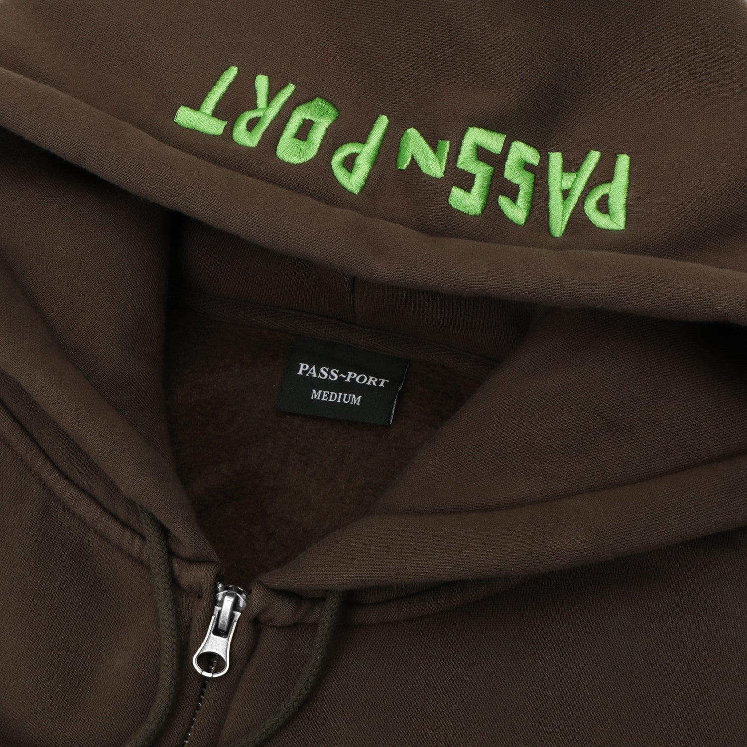 Scissorcraft Zip-Thru Pullover Hood, Bark