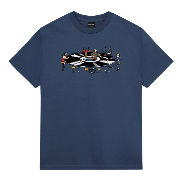 Pass~Port Lazy Susan Tee, Harbour Blue