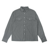 Workers Check L/S Shirt, Grey