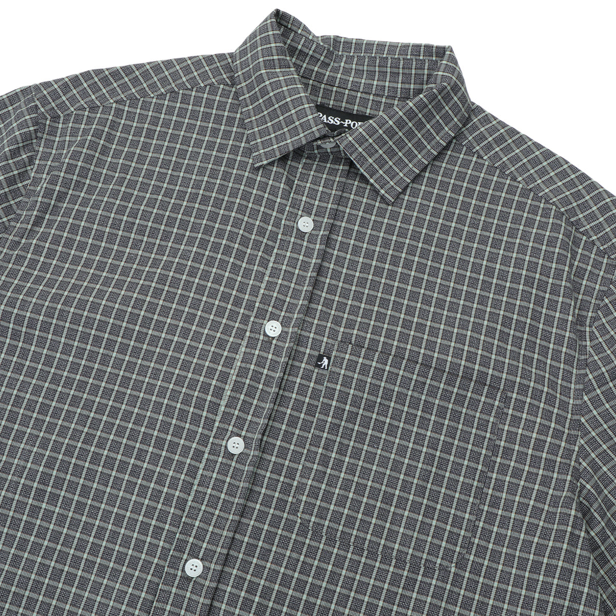 Workers Check L/S Shirt, Grey