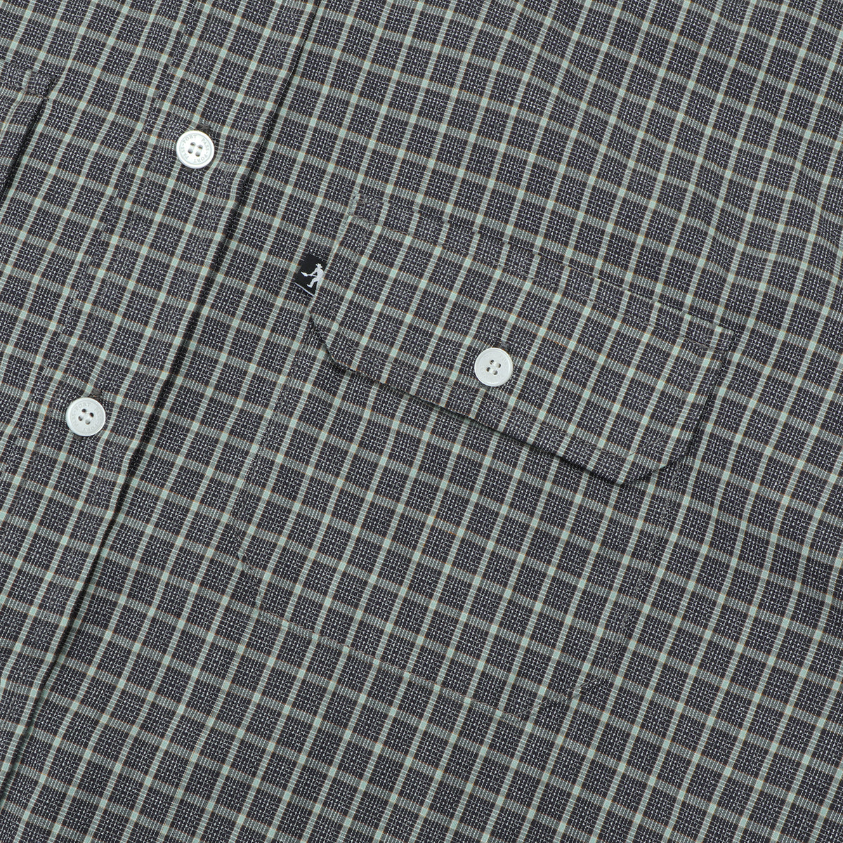 Workers Check L/S Shirt, Grey