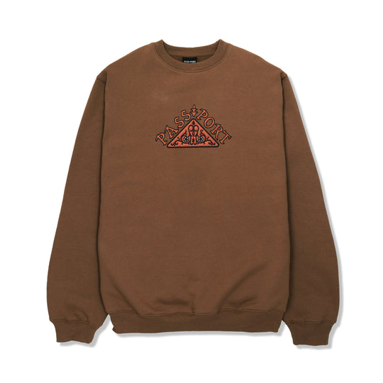 Manuscript Crewneck, Choc