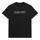 Needlework Tee, Black