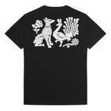 Needlework Tee, Black