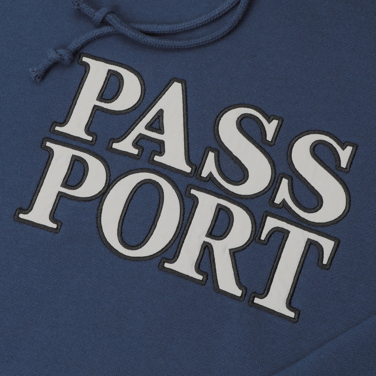 Official Stacked Applique Pullover Hood, Navy