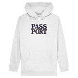 Official Stacked Applique Pullover Hood, White Marle