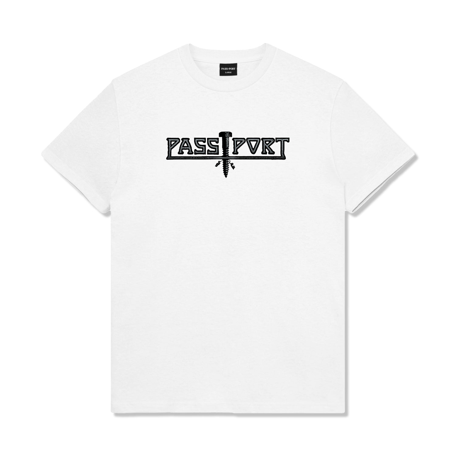 Screwed Tee, White