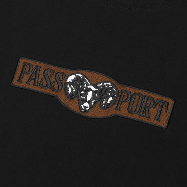 Pass~Port Ram Tee, Black