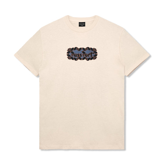 Pattoned Tee, Natural