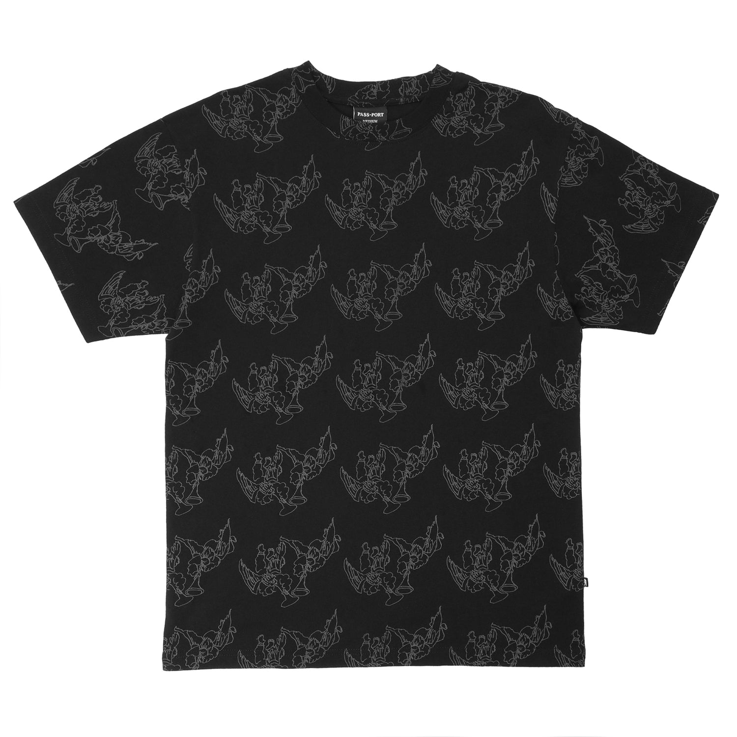 Trumpets Tee, Black