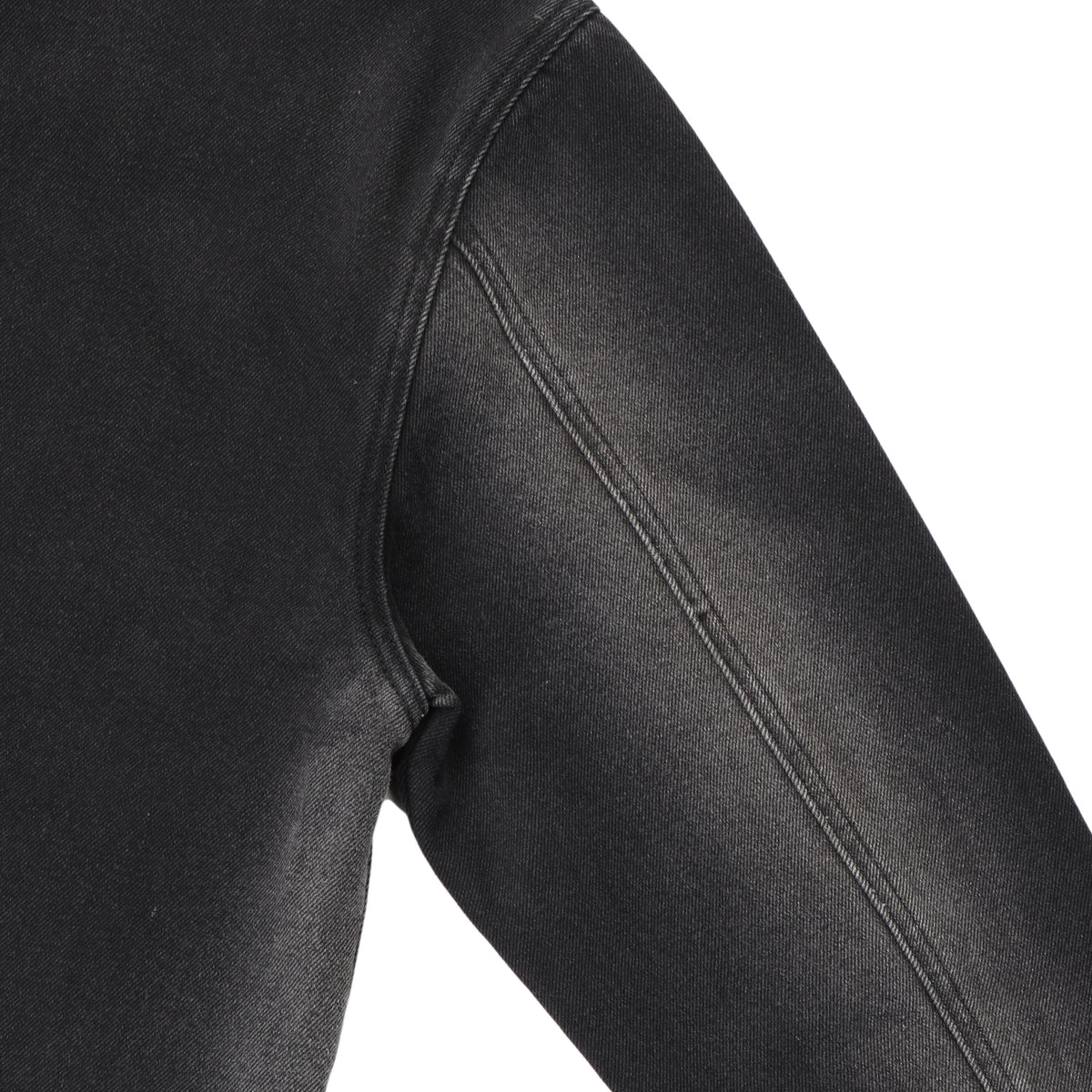 Faded Wash Workers Jacket, Black