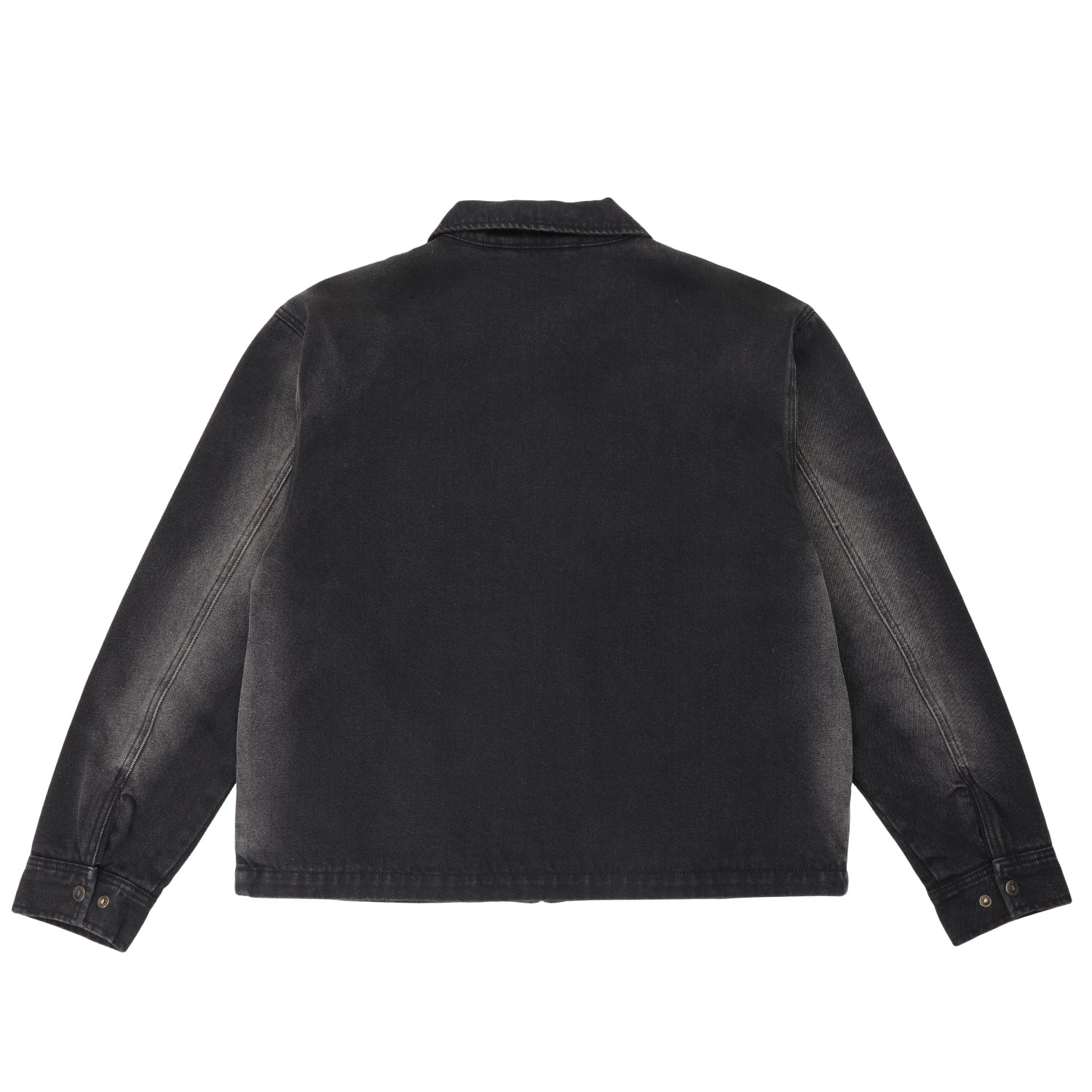 Faded Wash Workers Jacket, Black