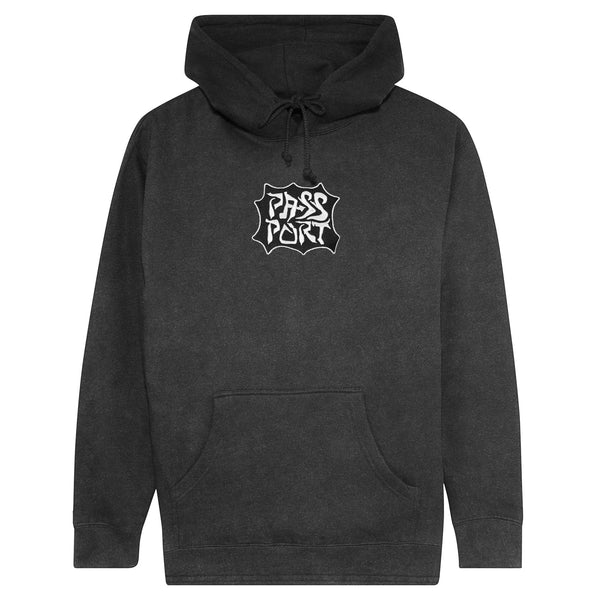 Pass~Port Glyph Pullover Hood, Acid Black