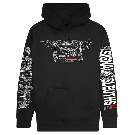 Radio Silence Pullover Hood, Black