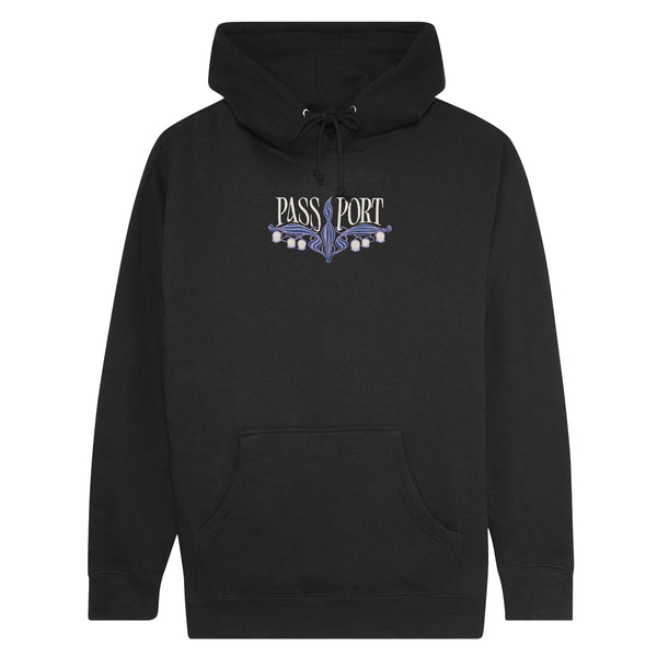 Pass~Port Lily Of The Valley Pullover Hood, Black