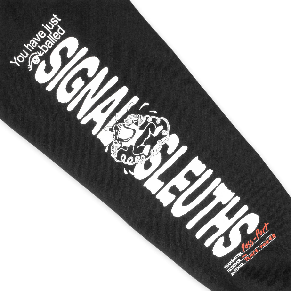 Radio Silence Pullover Hood, Black