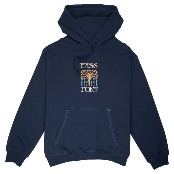 Pass~Port Roman Candle Pullover Hood, Navy