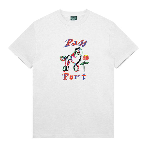 Pass~Port Poodle Organic Tee, White