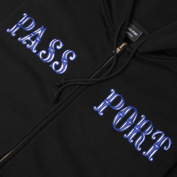 Pass~Port Glint Zip-Thru Hood, Black