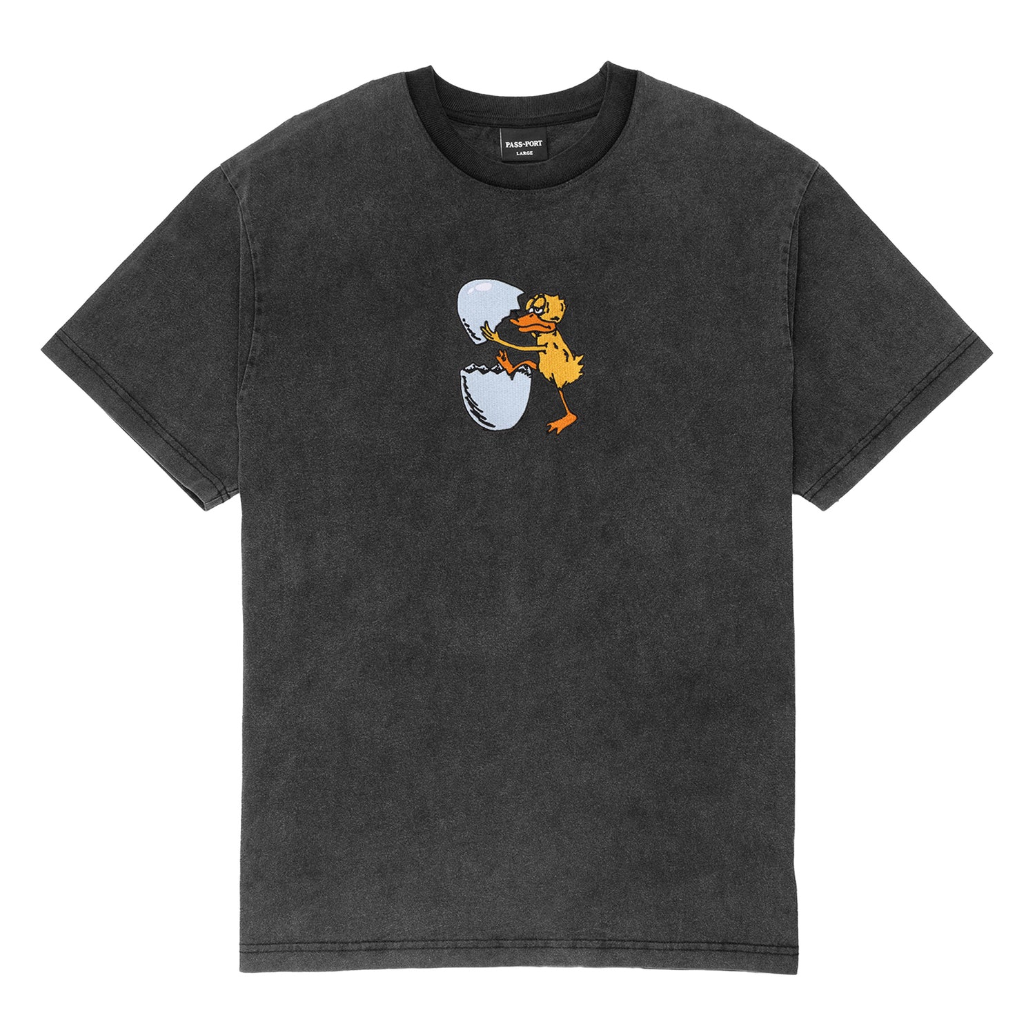 Over It Tee, Washed Black