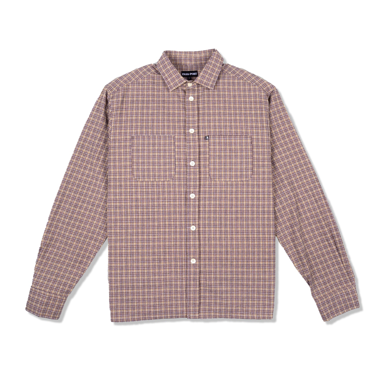 Workers Check L/S Shirt, Honeycomb