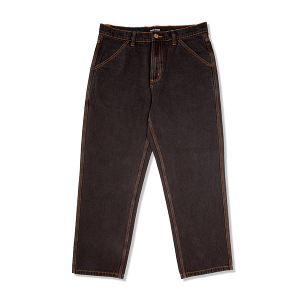 Pass~Port Workers Club Denim Jean, Washed Black