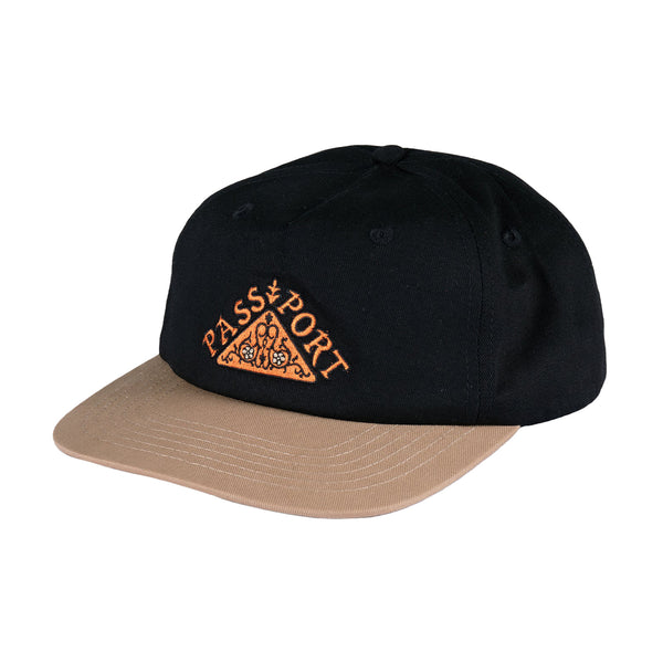 Pass~Port Manuscript Workers Cap, Black / Sand