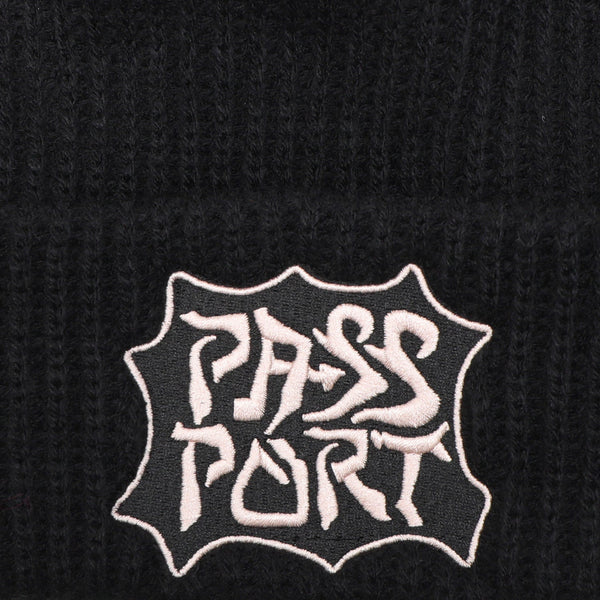 Pass~Port Glyph Beanie, Black