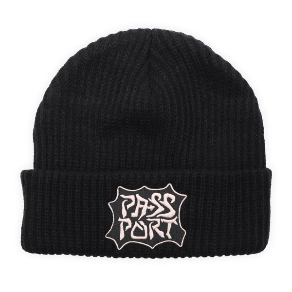 Pass~Port Glyph Beanie, Black