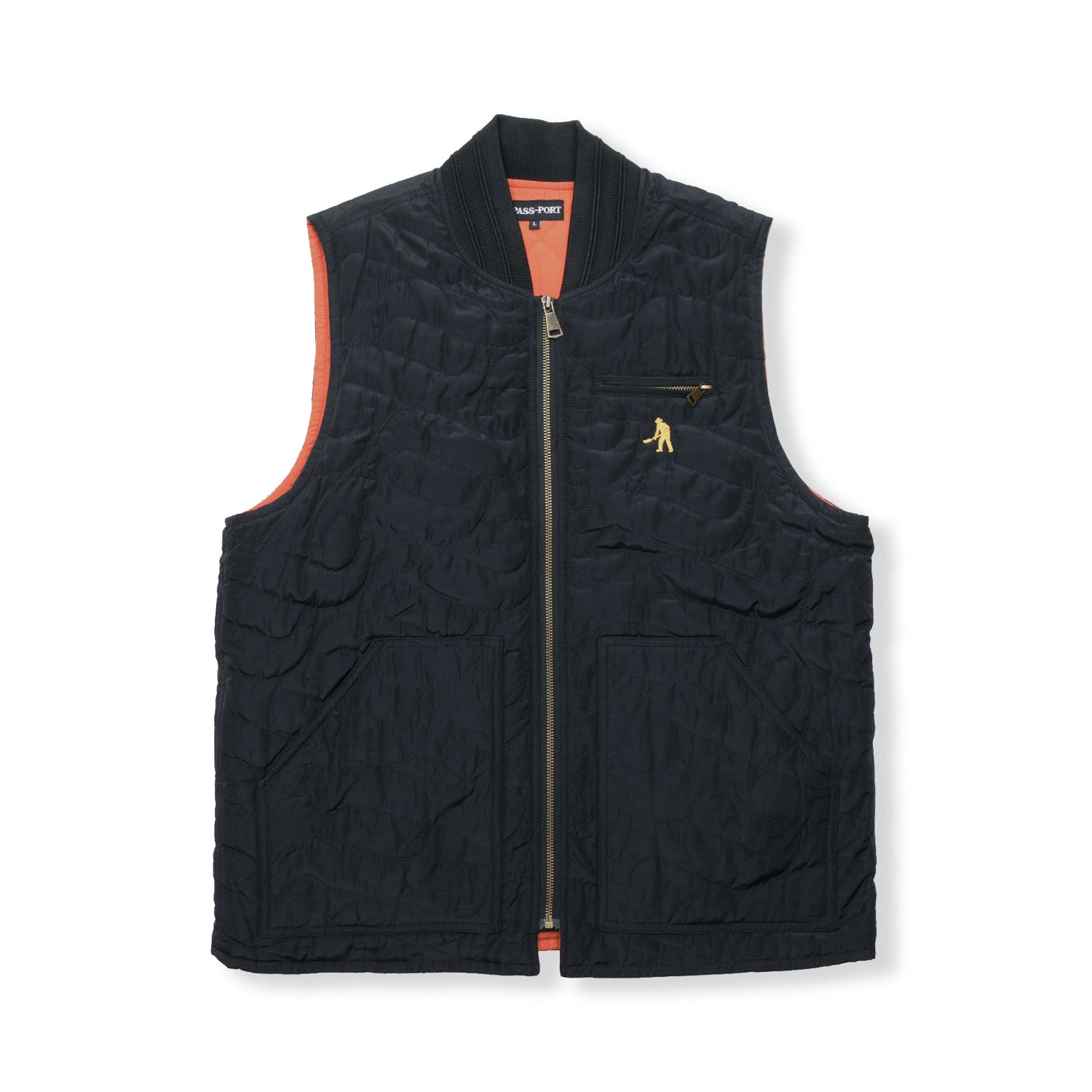 Tilde Puff Packers Vest, Black