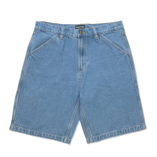 Workers Club Short, Washed Light Indigo