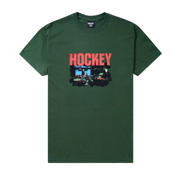 Hockey Raw Milk Tee, Forest Green