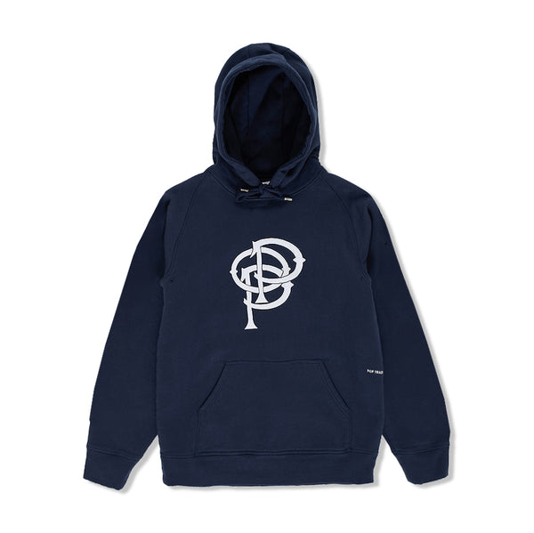 POP Trading Company Initials Pullover Hood, Navy
