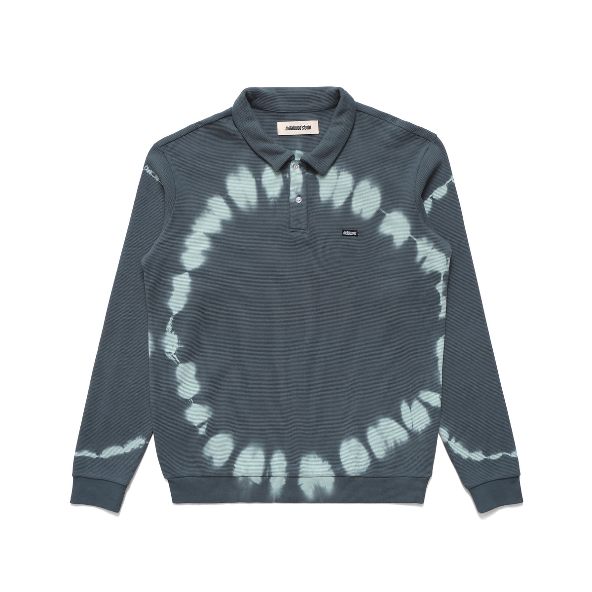 Mini Metal Logo L/S Thermal Polo, Marine