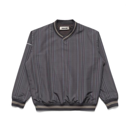 Lined V-Neck Pullover, Multi-Colour