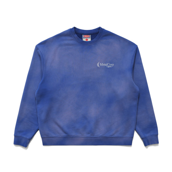 Metalwood Metalcorp Crewneck Sweatshirt, Azure