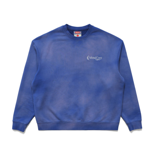 Metalcorp Crewneck Sweatshirt, Azure