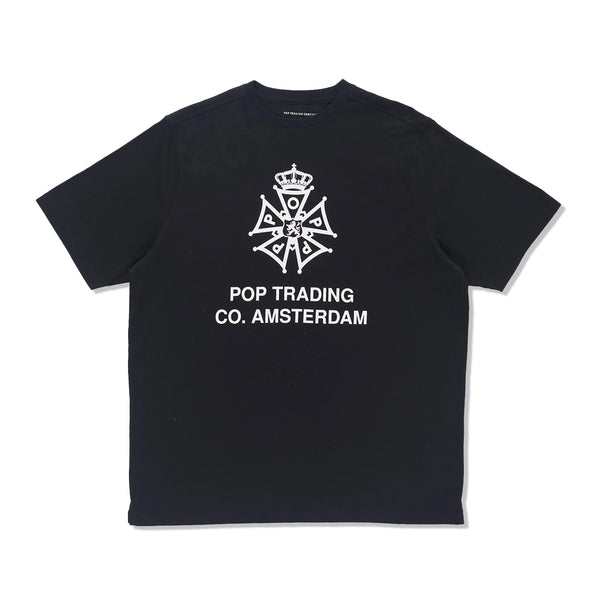 POP Trading Company Four Days Tee, Black