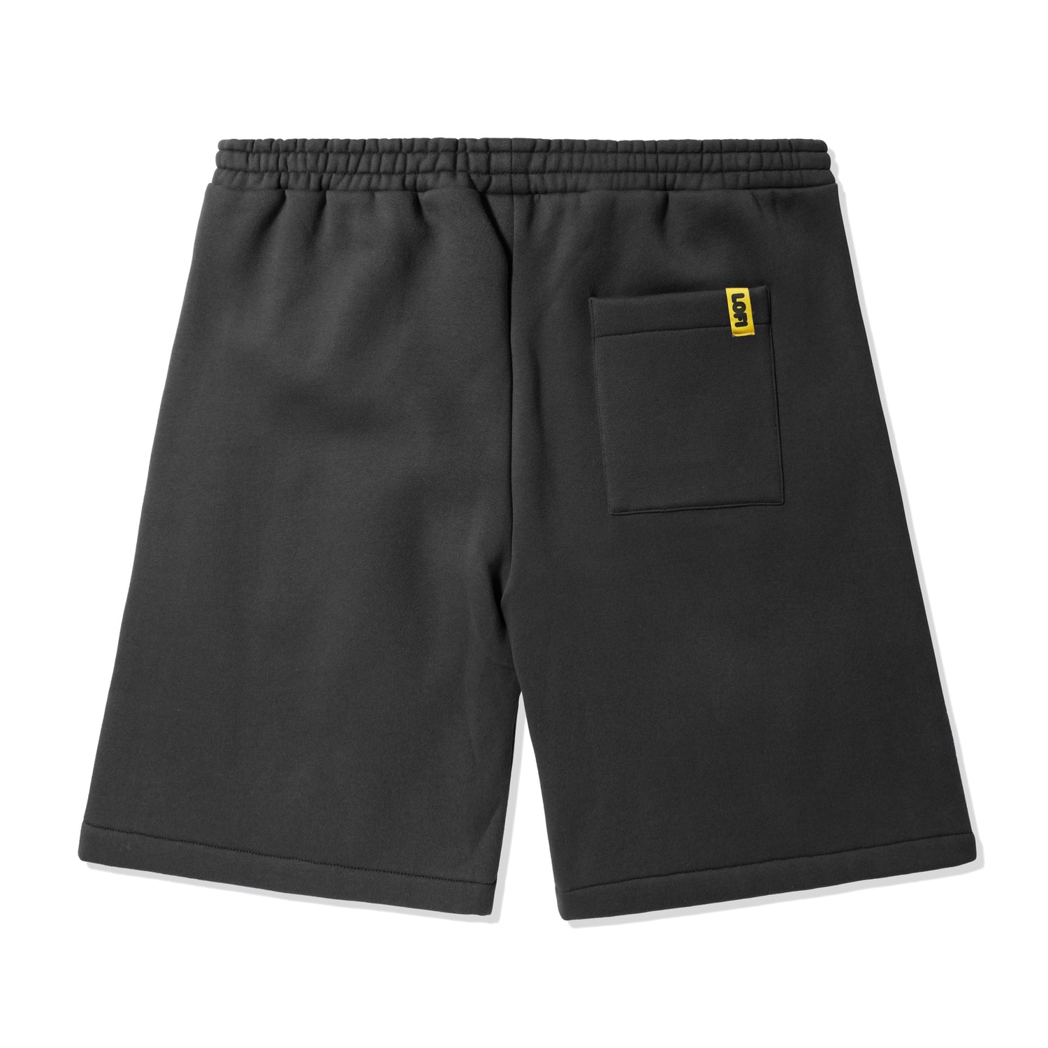 Pigment Dye Fleece Shorts, Black