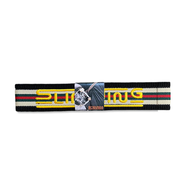 Slingting Skateboard Sling, Black Stripe