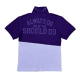 Two Tone Polo, Violet / Lilac