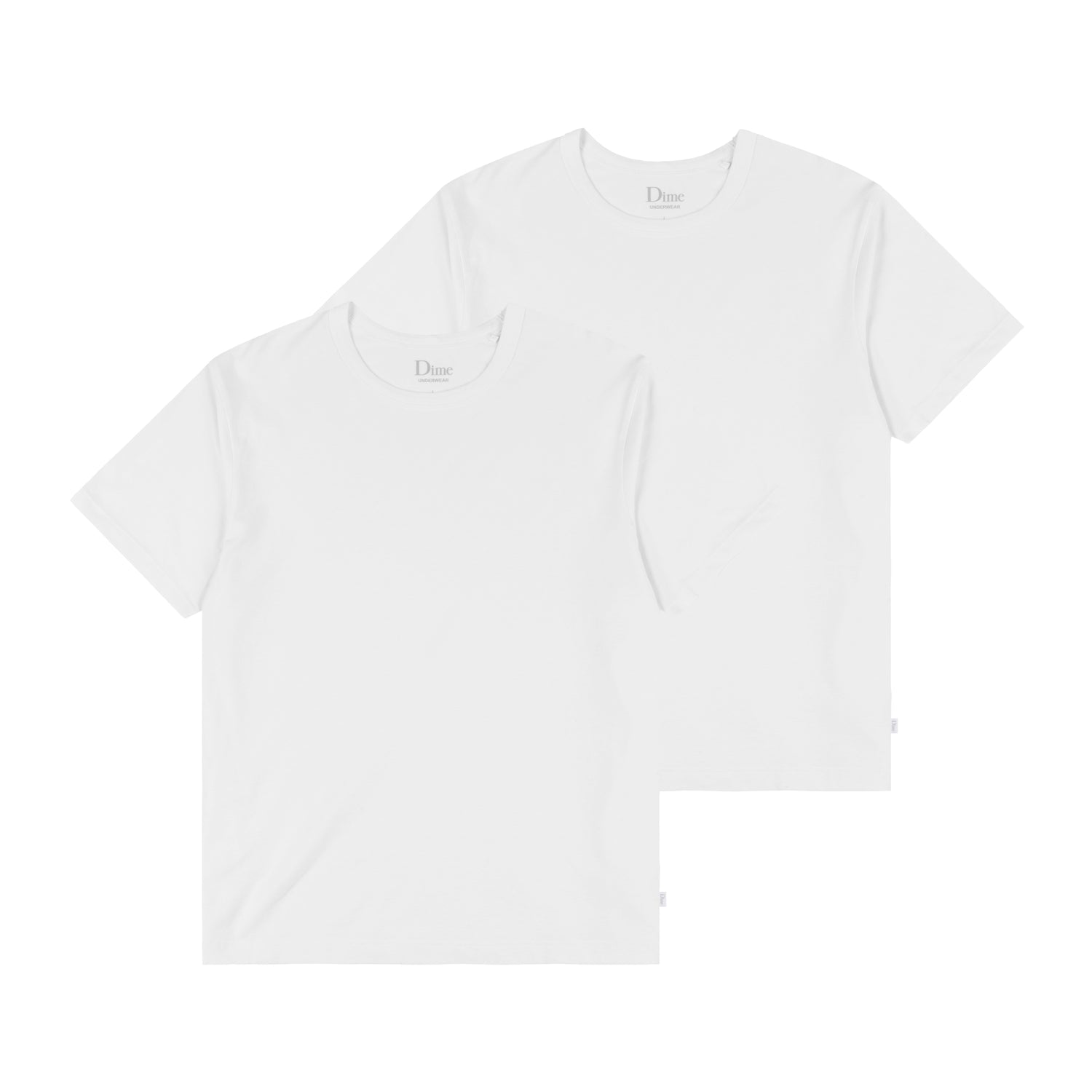 Dime Tees 2 Pack, White