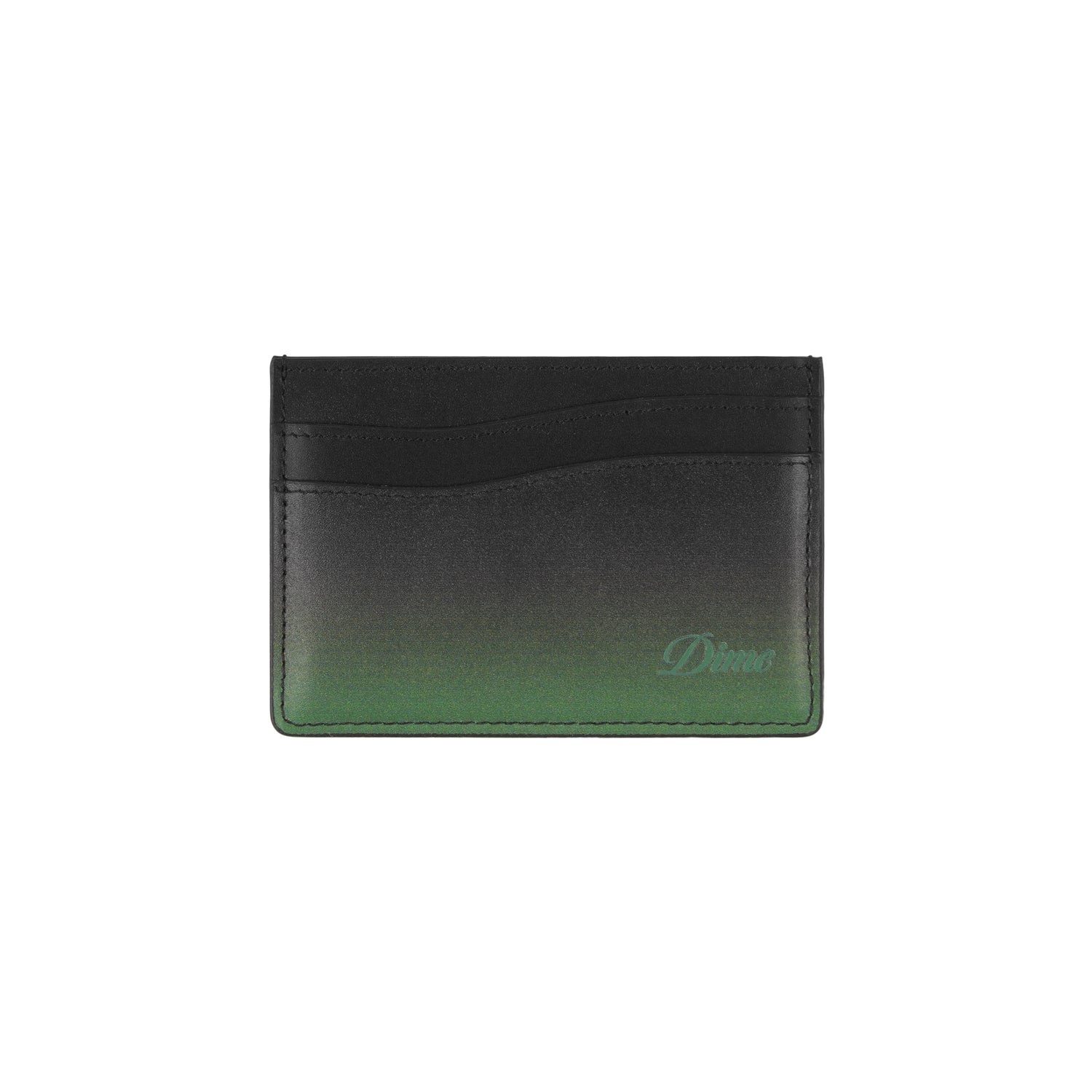 Cursive Gradient Cardholder, Green