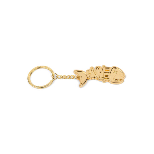 Bones Keychain, Gold