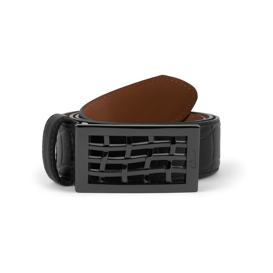 Heavweight Leather Belt, Black