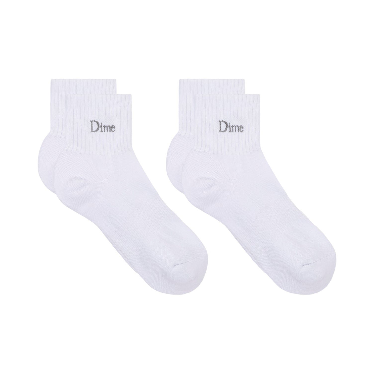 Classic 2 Pack Short Socks, White