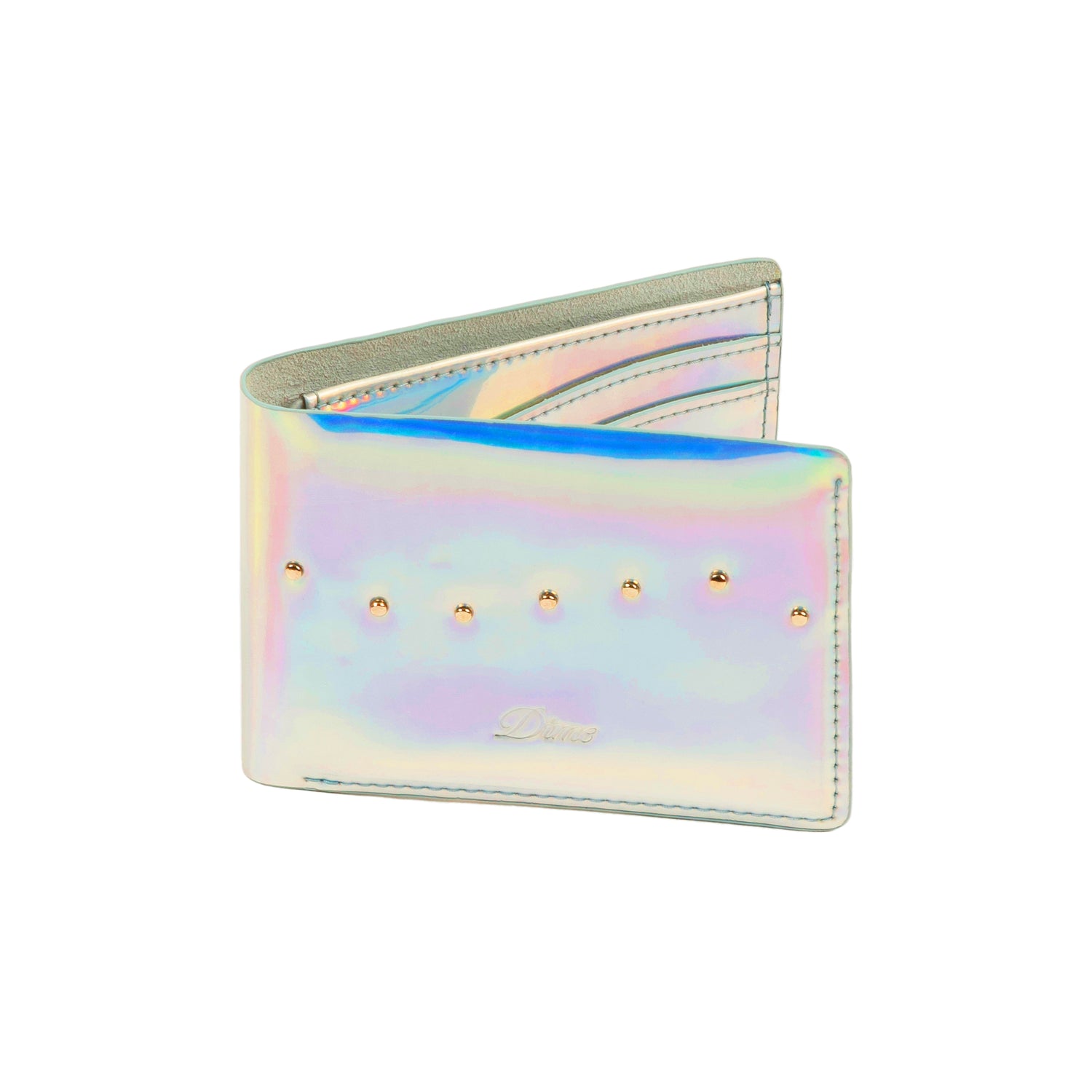 Studded Bifold Wallet, Holographic